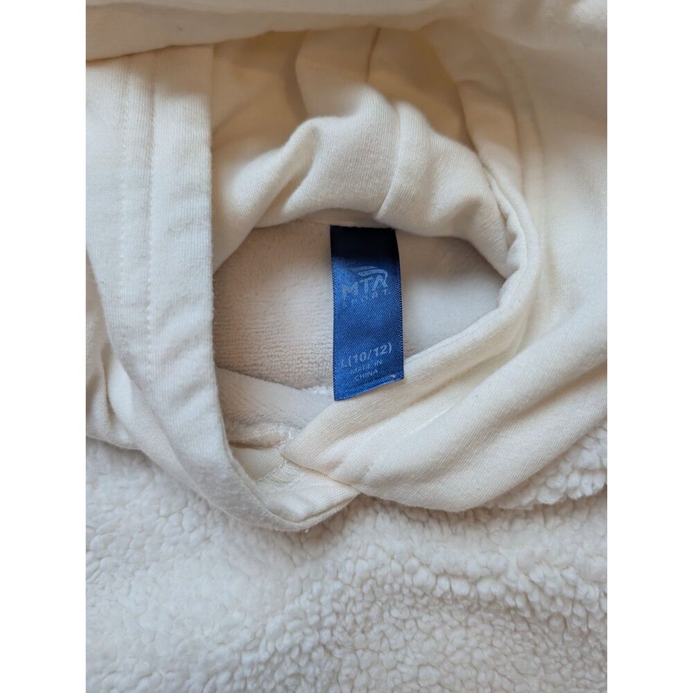 MTA White Fleece Hoodie - Picture 3 of 3